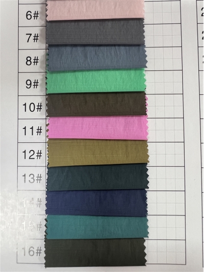 GZ-WT WT2753# Width: 150cm Composition: 100% nylon Weight: 55g/m Original yarn is UV resistant back view